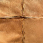 Handmade Furniture | CowHide Leather OttomanTable-Unstuffed