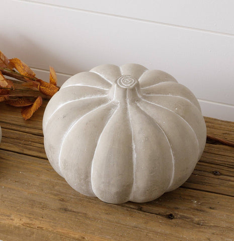 Cement Pumpkin, Lg (PC)