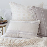 Harlow Striped Textured Pillow Cover