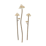 Abeline Mushroom Stem Garden Plant Stakes Metal