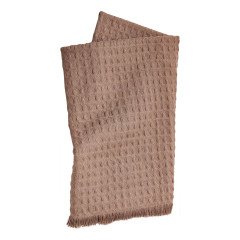 SALE Wellbeing Waffle Bath Towel - Latte