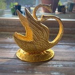 Golden Swan Napkin Holder, Mail Holder, Decor Figurine, Gift