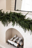 Real-Touch Faux Norfolk Mixed Garland - 8ft - PRE-ORDER