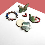 Wooden Puzzle: Vintage Botanicals in Pouch