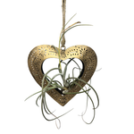 Valentine's Laser Cut Metal Heart Hanging Pendent Ornament