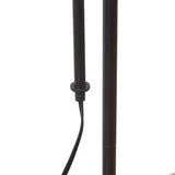 Asymmetrical Stand Floor Lamp, Black/Gold