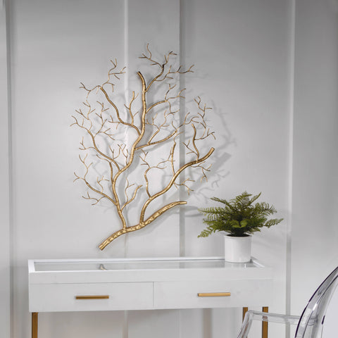 Branch Metal Wall Decor