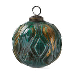 SALE Marine Diamond Christmas Ornament 4 In - Green Multi