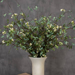 37" BOXWOOD AND CREAM WILDFLOWER BUSH