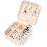 Small Square Portable Travel Case, Jewelry Organizer For Rin