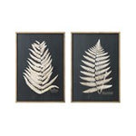 Framed Wall Decor with Fern Leaf