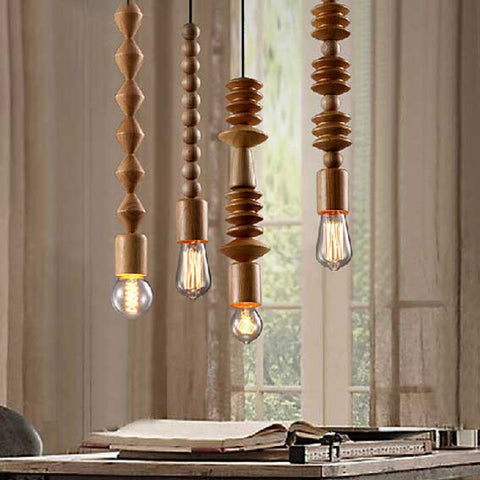 Wooden Pendant Ceiling Lighting