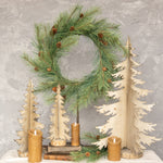 24" LONG NEEDLE PINE WREATH