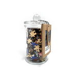 Wooden Puzzle: Floral Table Cover in Glass  Jar