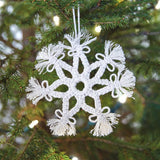 Macrame Snowflake Ornament