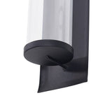 Metal Pillar Candle Sconces with Glass Inserts