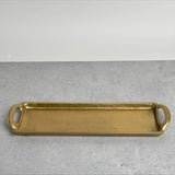 GOLD RECT TRAY