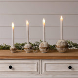 Distressed Ball And Chain Candle Holder (PC)