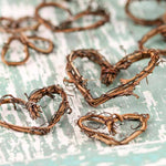 Miniature Grapevine Twig Hearts