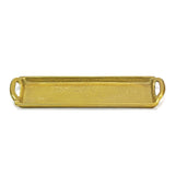 GOLD RECT TRAY