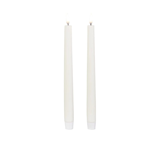 11 Uyuni Ivory Taper Candles